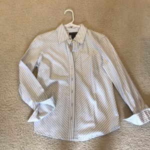 Banana Republic striped button down
